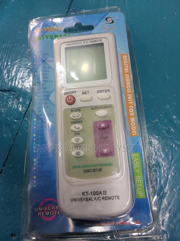 Uneversal AC Remote - main view