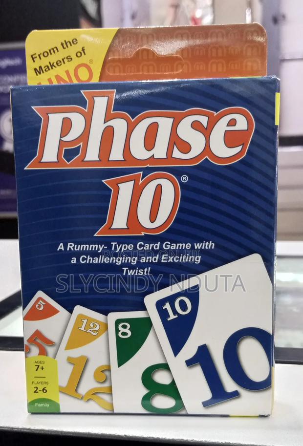 Phase 10 Card Game - main view