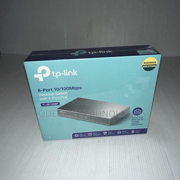 Tp-Link 8-Port 10/100mbps Desktop Switch With 4-Port Poe+! - main view