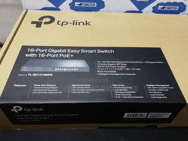 Tp-Link 18-Port 10/100 Gigabit Smart Switch With16 Port POE - main view