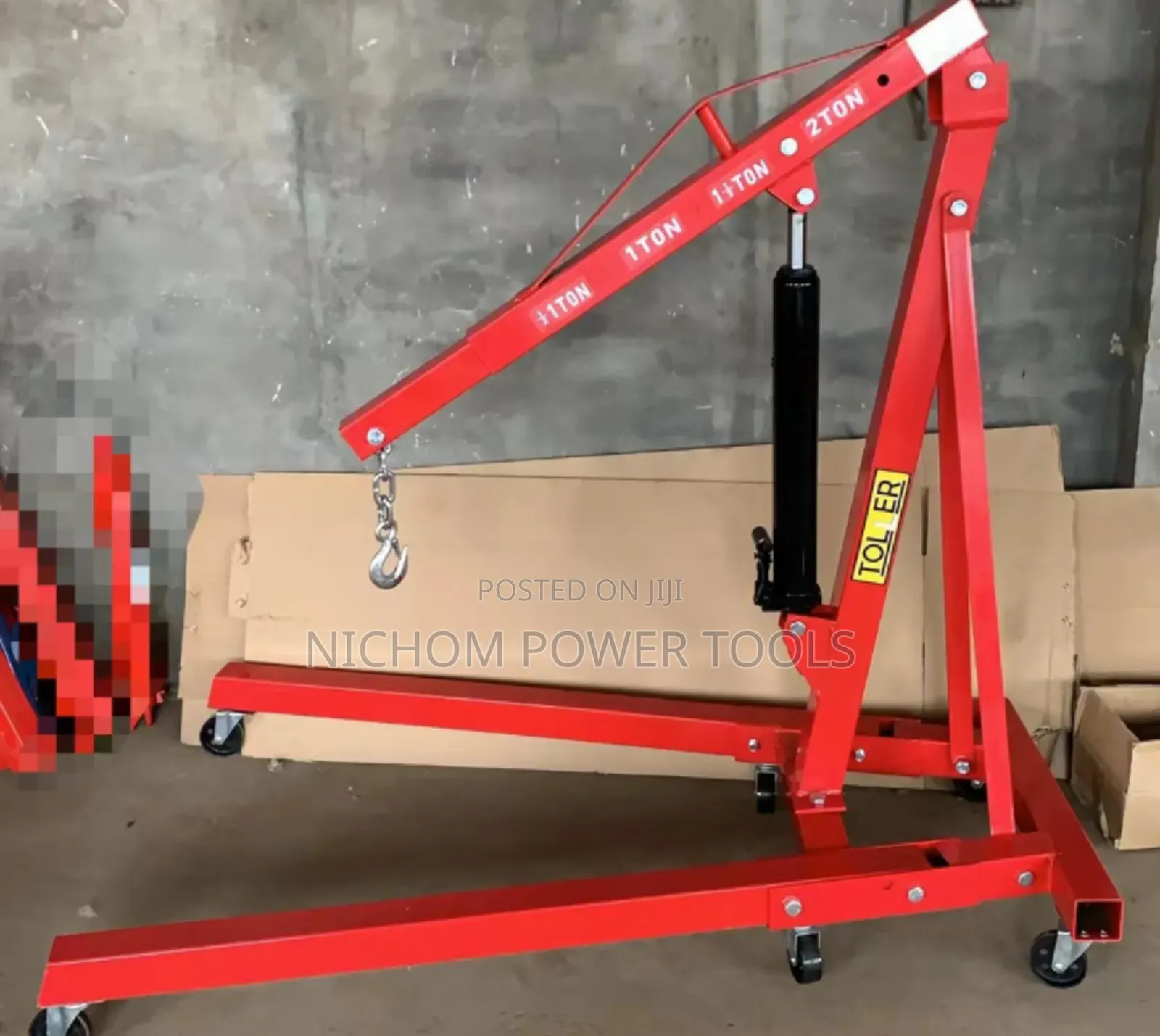 2ton Trolley/Engine Lift Crane/Hydraulic Jack Engine Crane