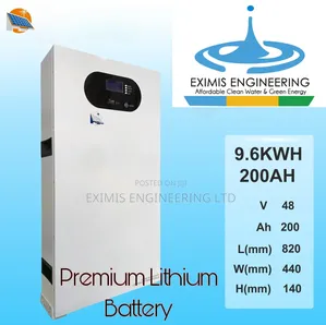 9.6kwh Solar Lithium Battery