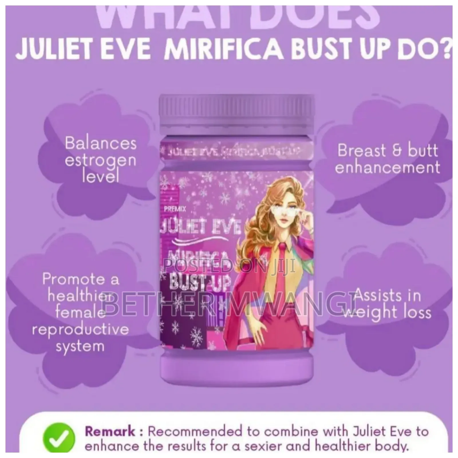 Juliet Eve Mirifica Bust Up in Kenya