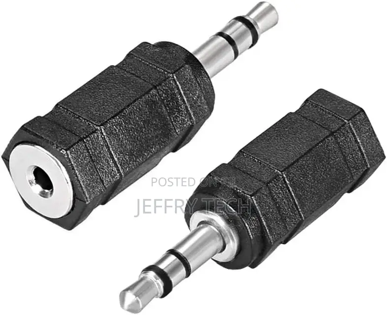 3.5mm Male to 2.5mm Female Connector Adapters Couplers 2pcs