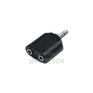 Male Plug 3.5mm to 2 EP Female Socket 3.5mm Adaptor / Connec