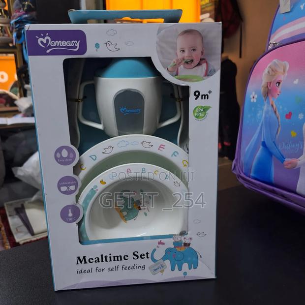 Mealtime Unbreakable Mom Easy Set1 Spoon1fork1 Small Bow - thumbnail 2