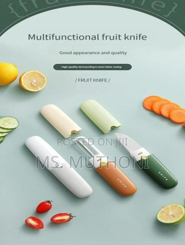 3 Function Pocket Fruit Knife Peeler - main view