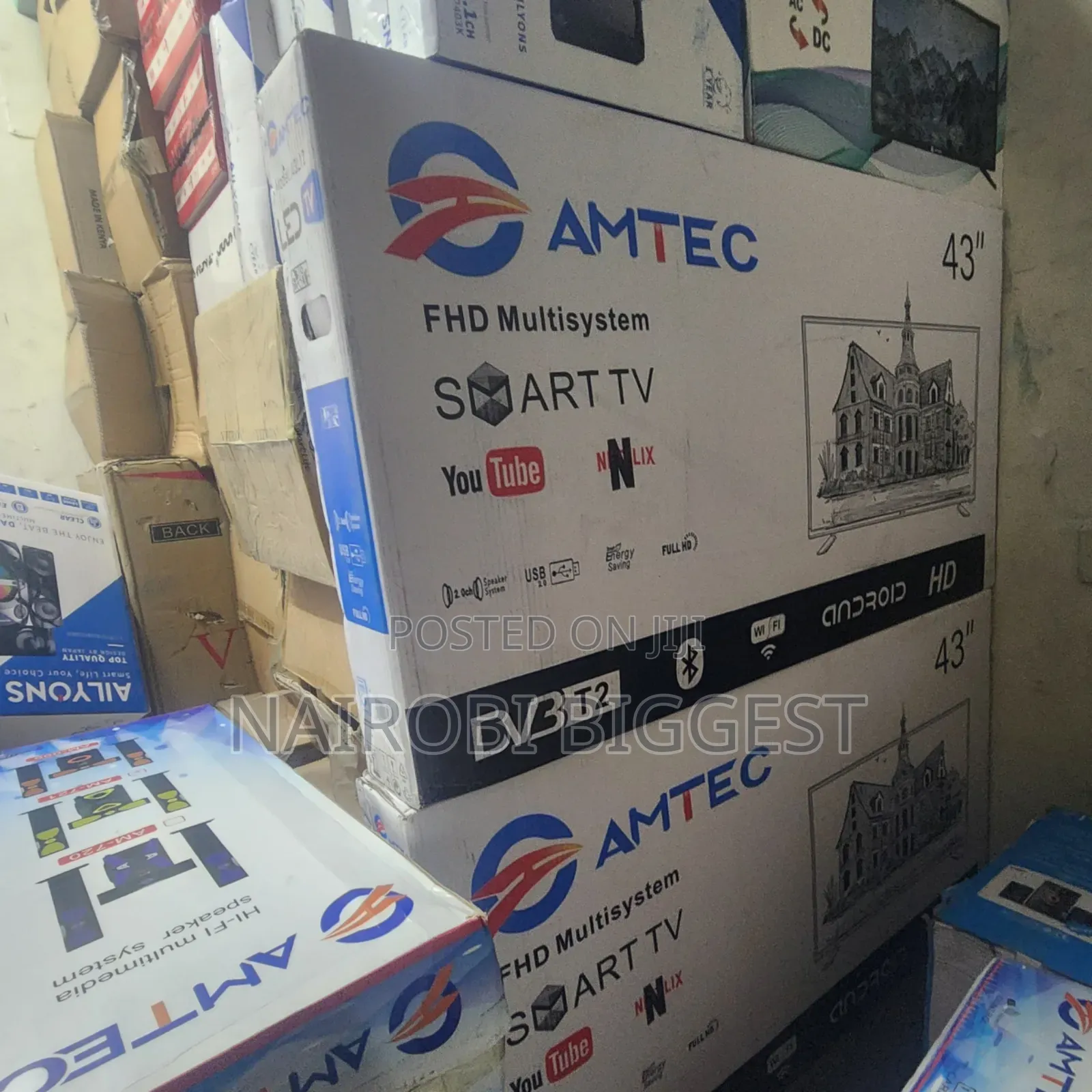 Vitron 50 Inches Smart 4k Android Frameless Television