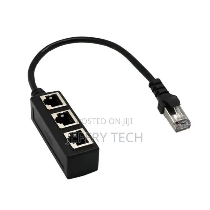 RJ45 Y Splitter Adapter 1 to 3 Port for CAT 5CAT 6