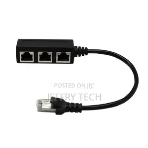 RJ45 Y Splitter Adapter 1 to 3 Port for CAT 5CAT 6