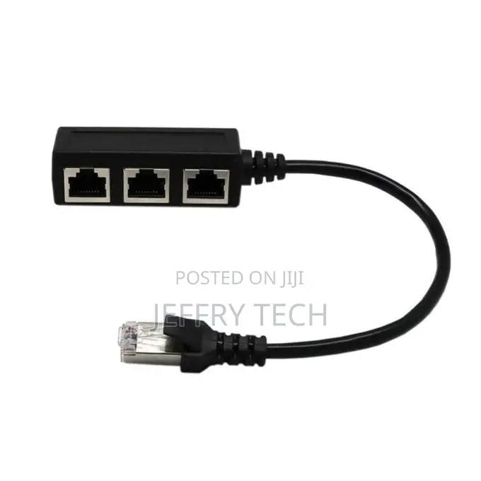 RJ45 Y Splitter Adapter 1 to 3 Port for CAT 5CAT 6