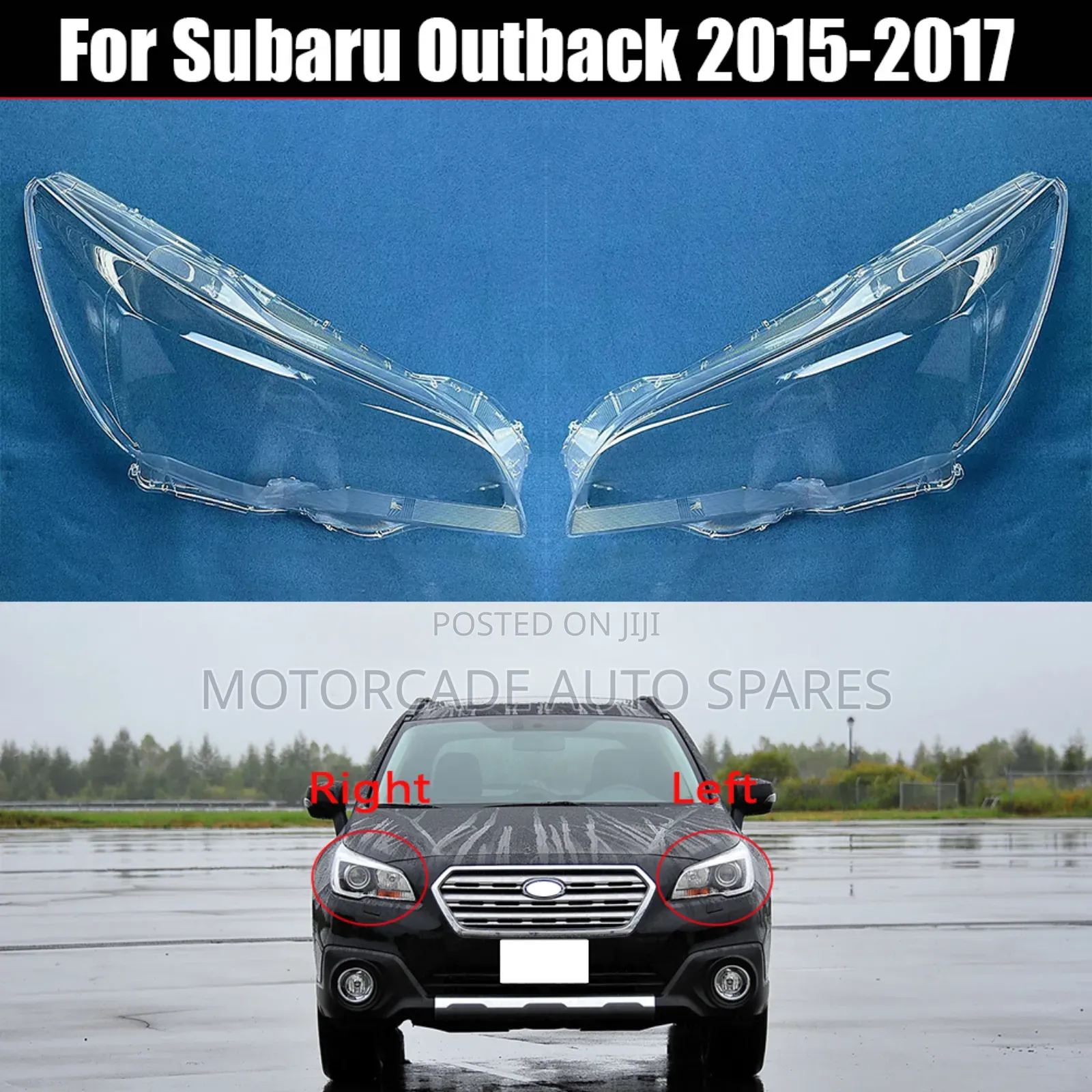 Subaru Outback Bs9 2015 2016 2017 Headlight Lens