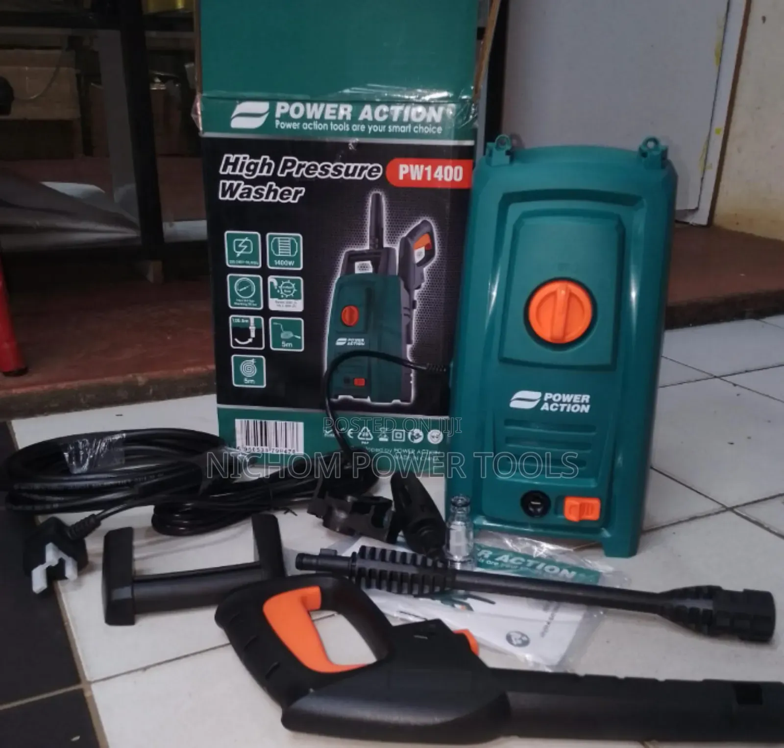 Power Action High Pressure Washer 1400