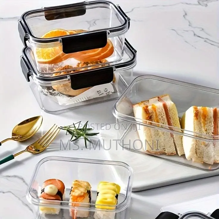 Clear Acrylic Food Storage Containers Set*