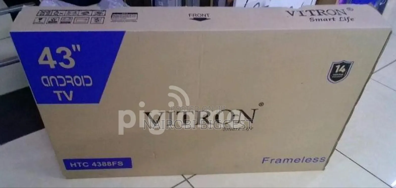 Vitron 43" Smart Frameless Latest Television