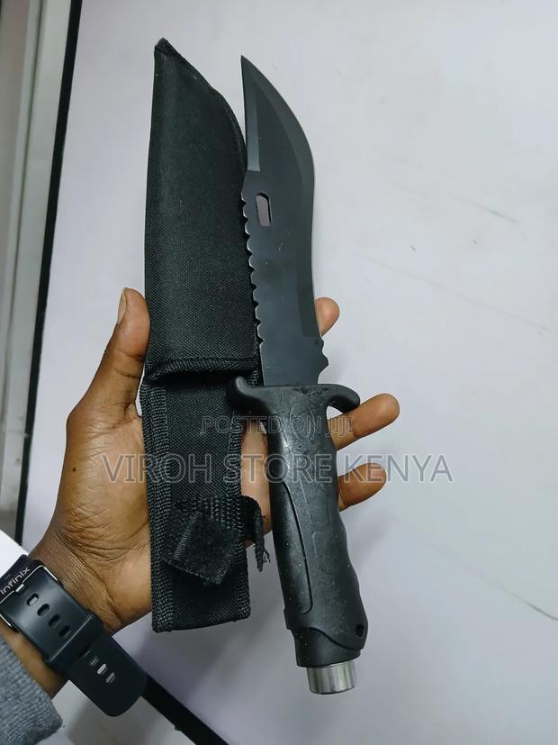 AK-105 Tactical Colombian Razor Survival Knife - main view