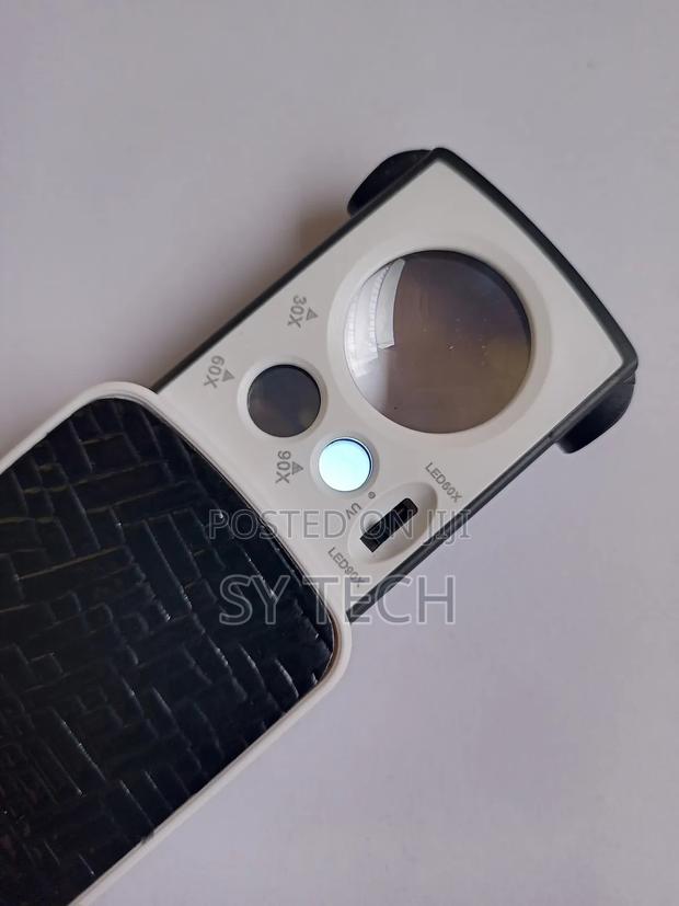 Slide Out Magnifying Loupe With LED UV 30× , 60× ,90× - main view
