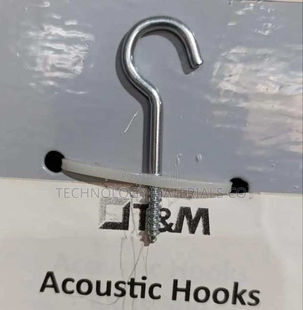 Acoustic Hooks For False Ceiling Installation(144 Pieces Per Packet)
