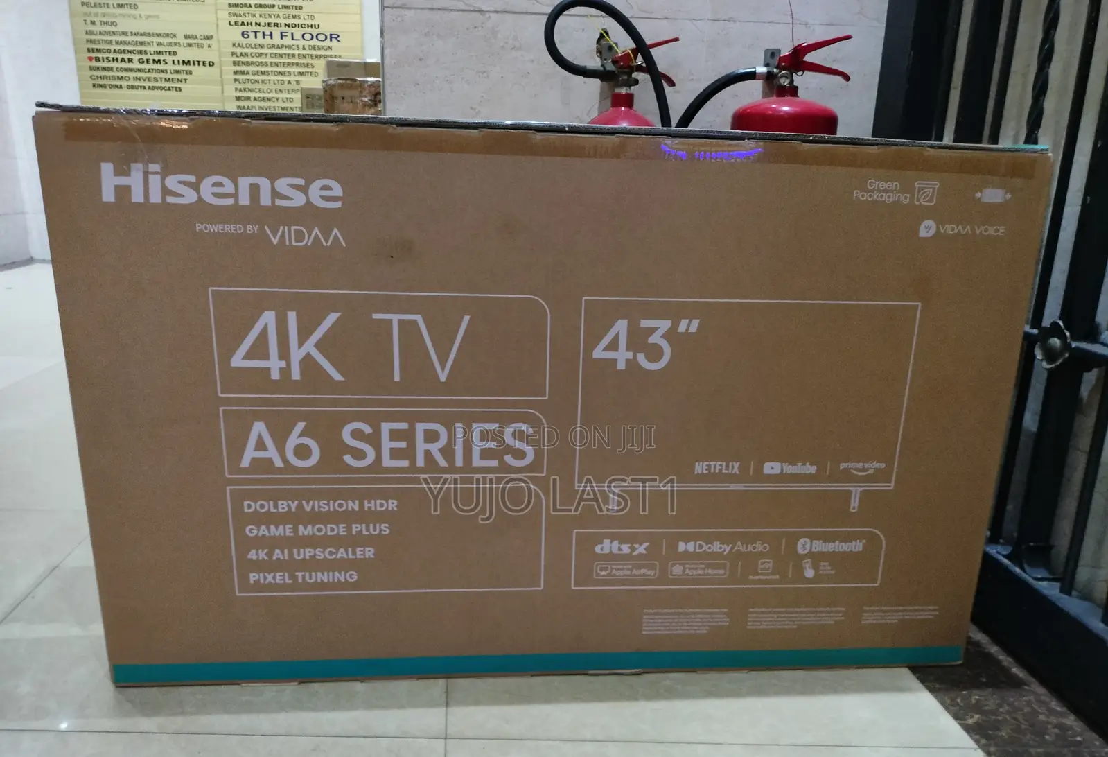 Hisense A6 Series 4kuhd Smart TV 43inchgoogle TV, Voice Remo