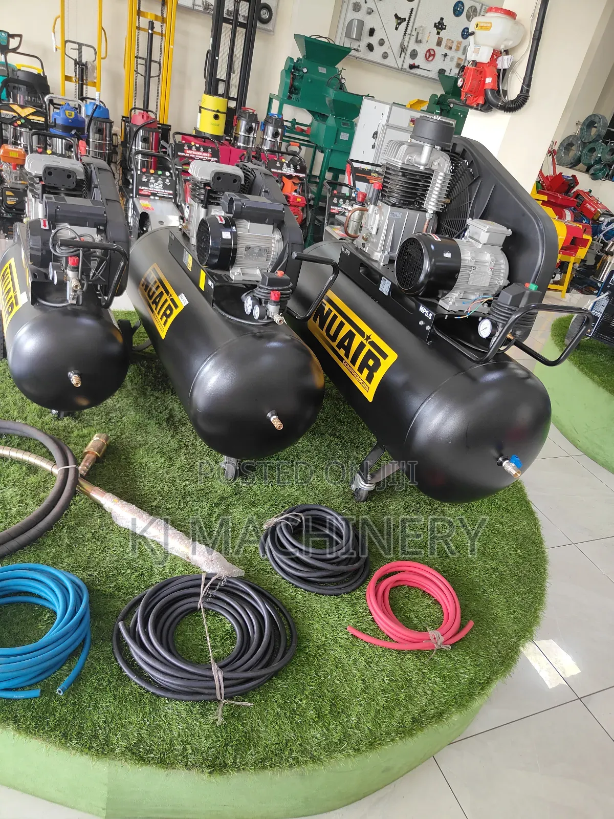 Italian NUAIR Air Compressor 300l Capacity Three Phase