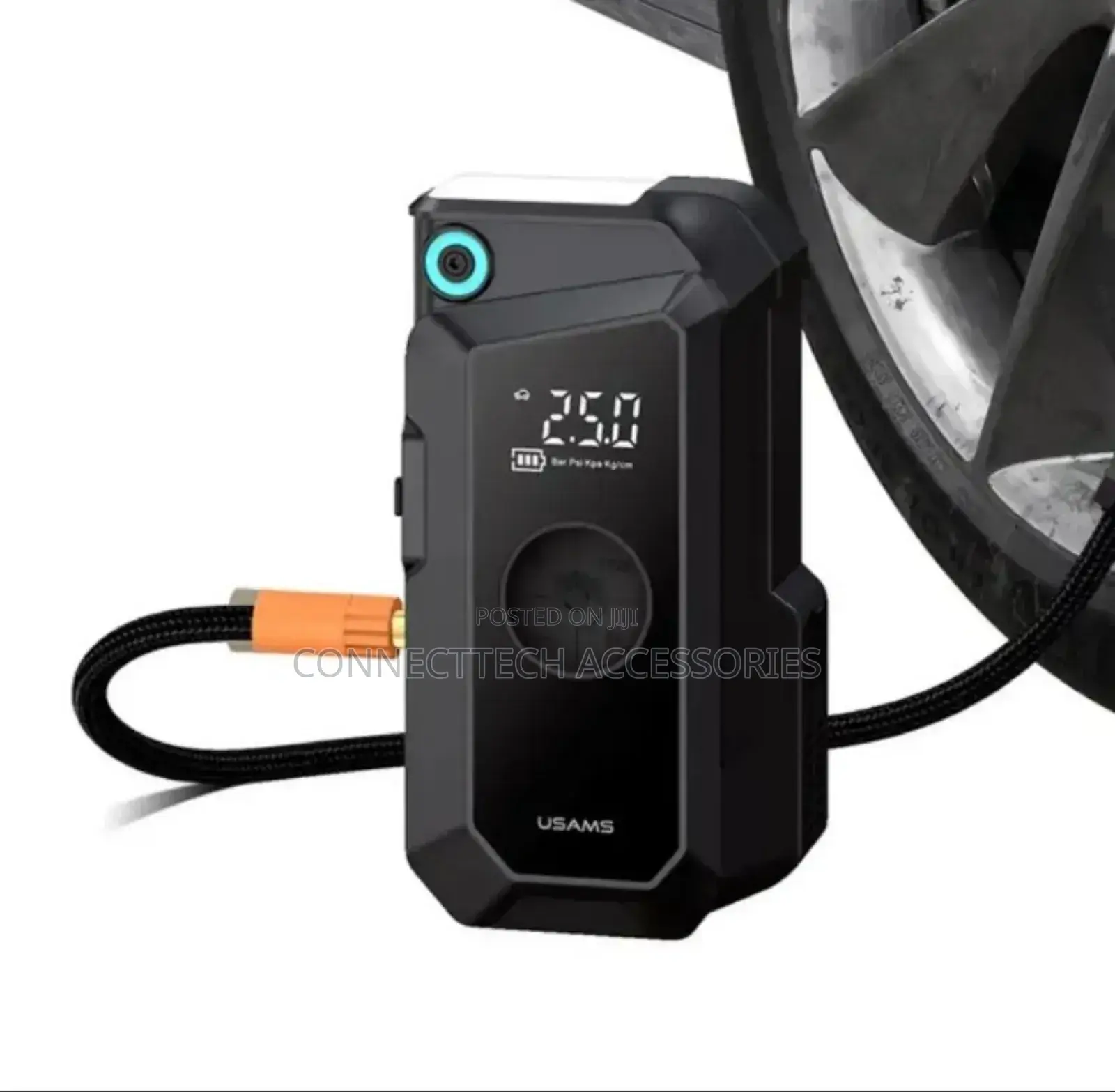 Usams Zero Volts Stating Flash Inflating 2in1 Car Jumpstater
