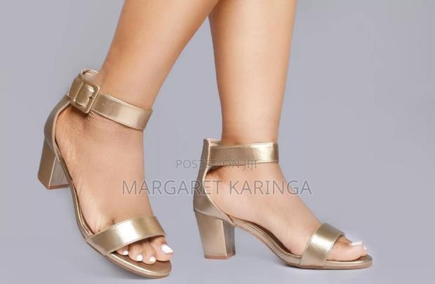 Chunky Open Heels