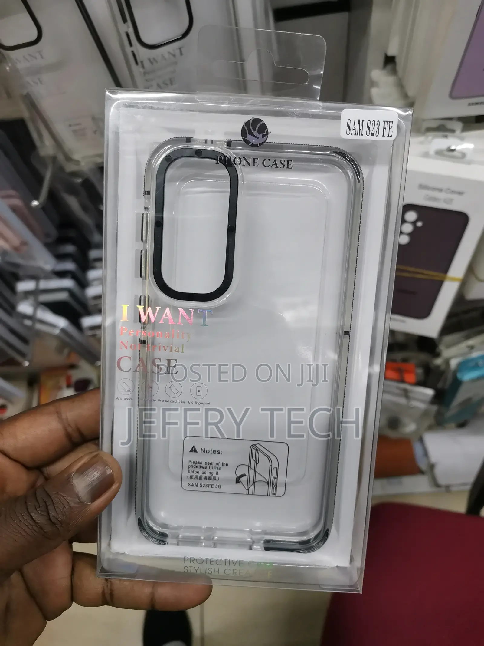 Samsung S23 FE Original Transparent Back Cover