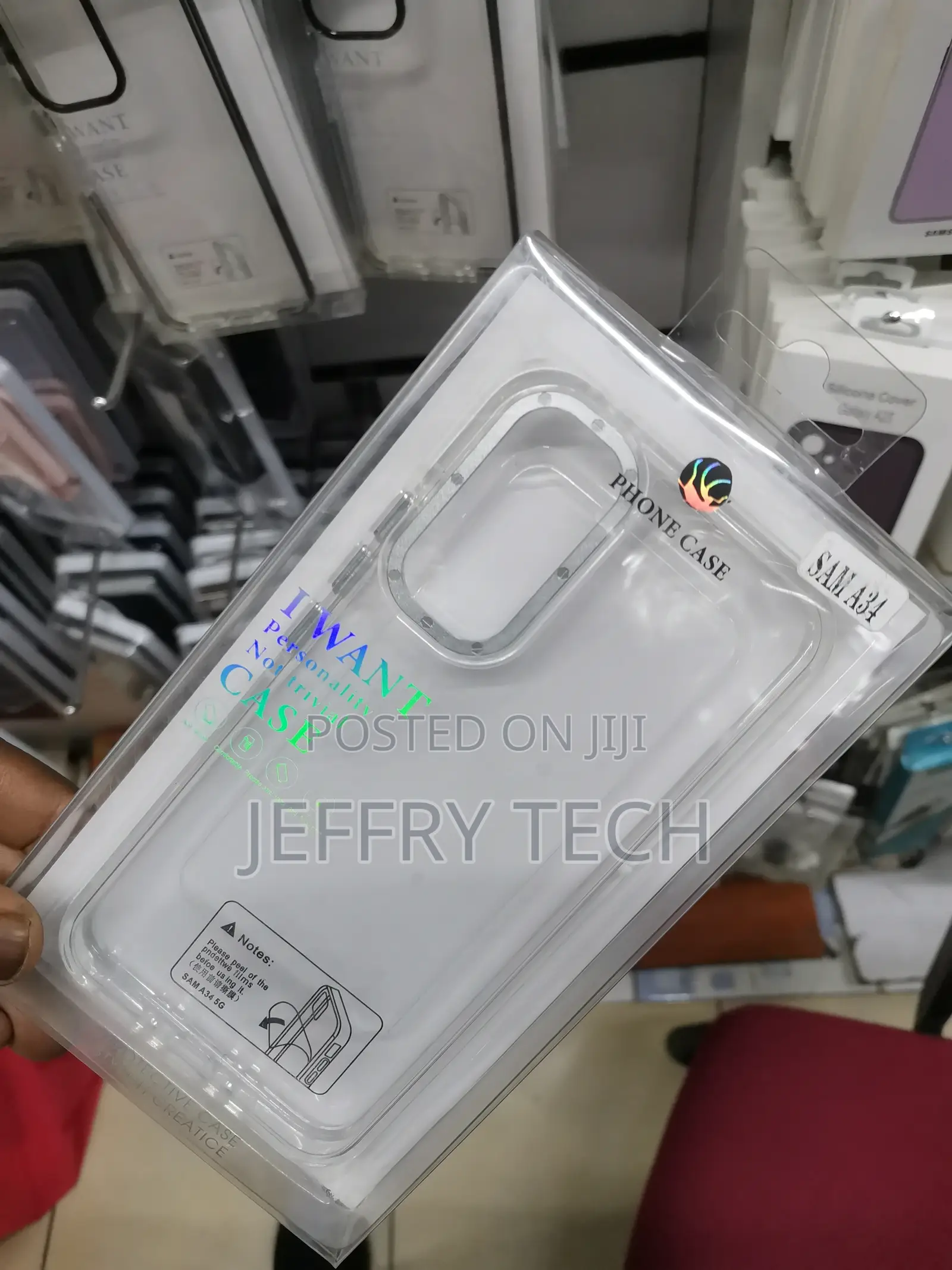 Excellent Clear Samsung A34 5G Transparent Back Cover