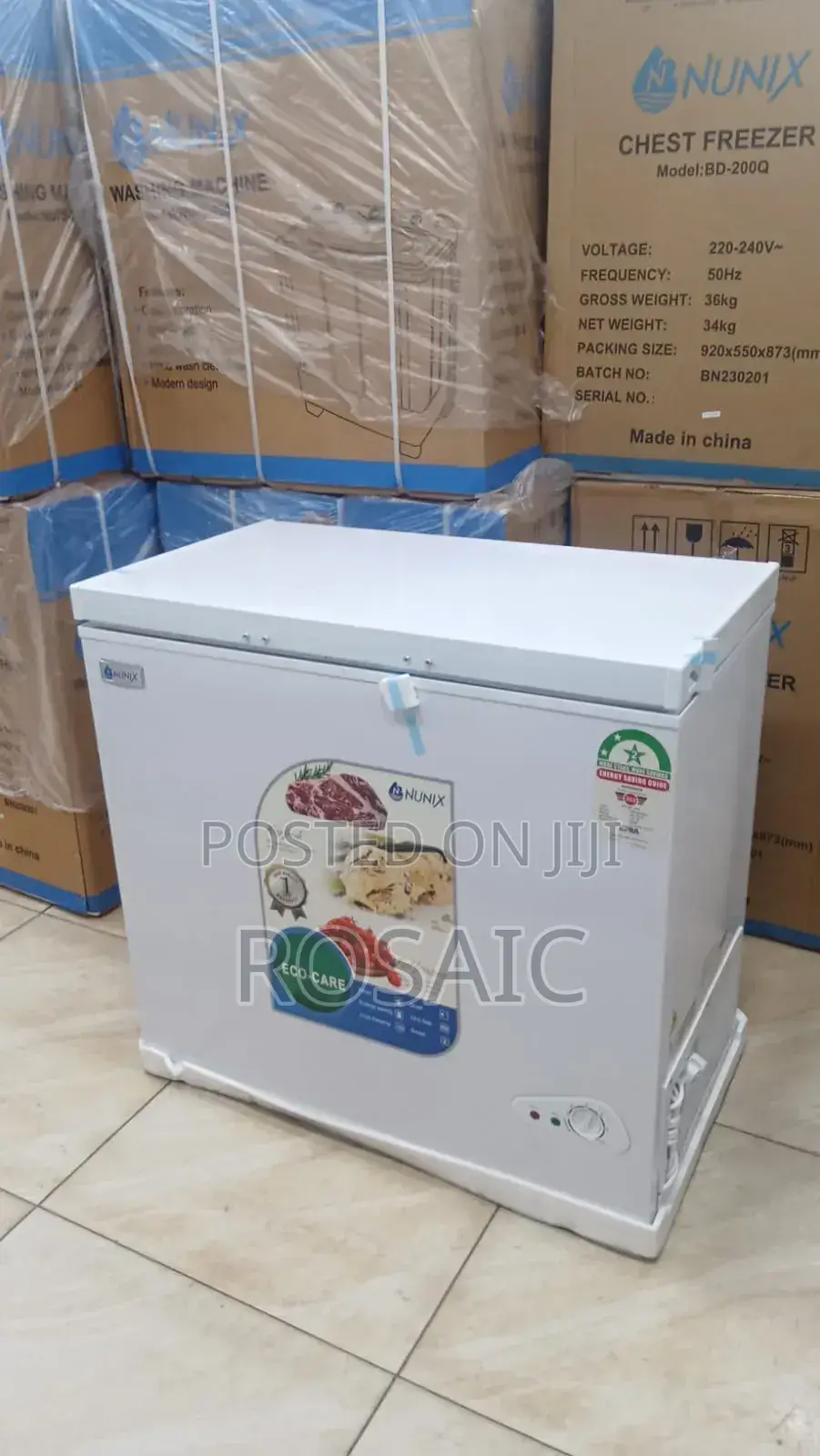 200L Nunix Freezer