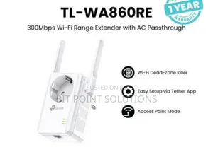 Tp-Link 300mbps Wi-Fi Range Extender Tl-Wa860re