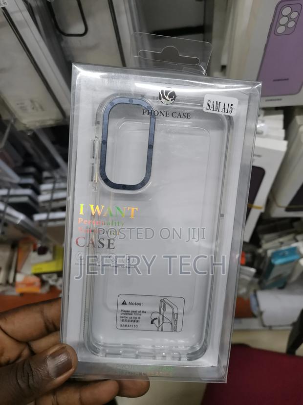 Shockproof Crystal Clear Case for Samsung Galaxy A15 - main view