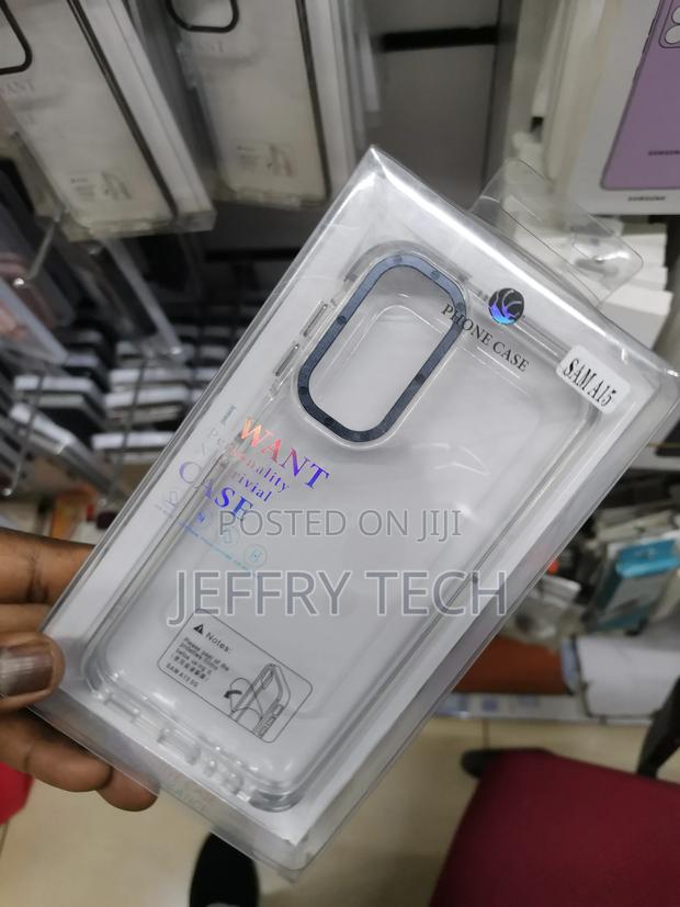 Shockproof Crystal Clear Case for Samsung Galaxy A15 - thumbnail 2