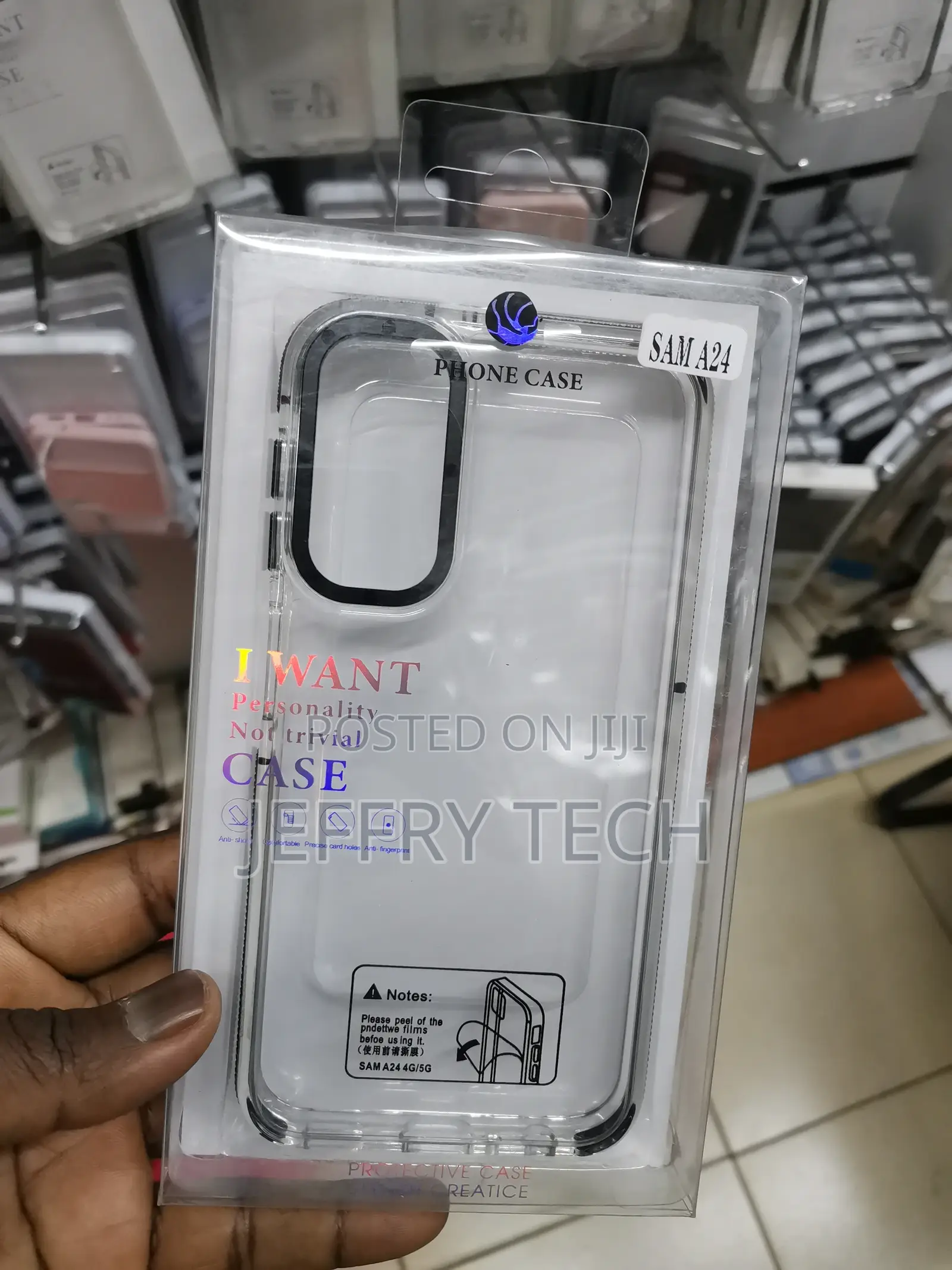 Galaxy A24 4G Case, Clear Back TPU Bumper Case