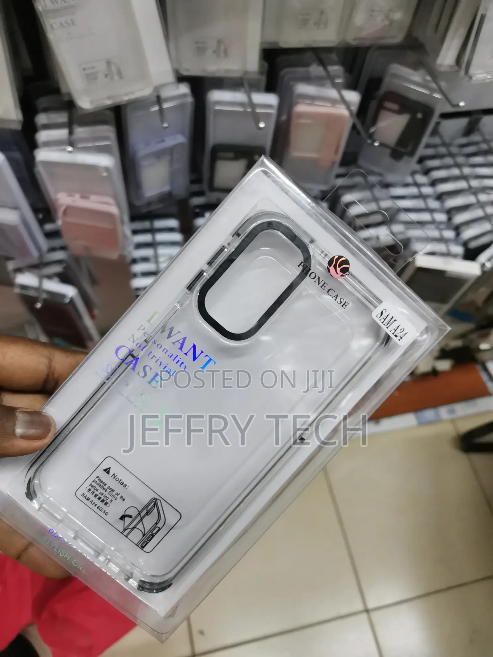Galaxy A24 4G Case, Clear Back TPU Bumper Case