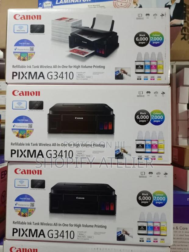 Canon Pixma G3410 A4 Color Wireless Multifunctional Printer