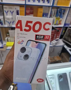New Itel A50C 32 GB Black