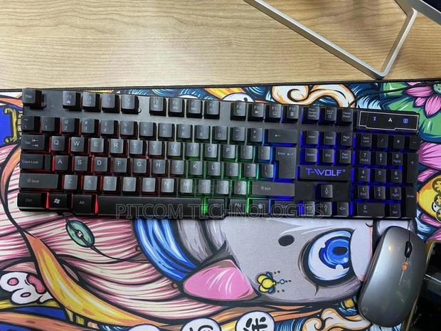 T-Wolf Gaming Keyboard Plus Mouse Combo - thumbnail 2