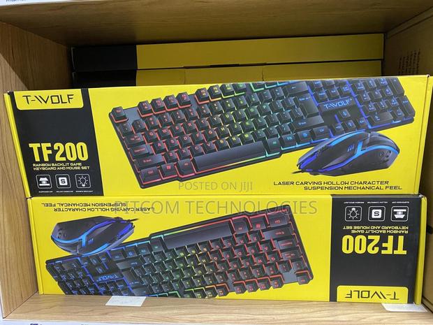 T-Wolf Gaming Keyboard Plus Mouse Combo - thumbnail 5