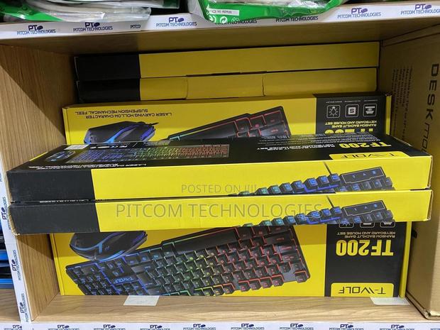 T-Wolf Gaming Keyboard Plus Mouse Combo - thumbnail 4