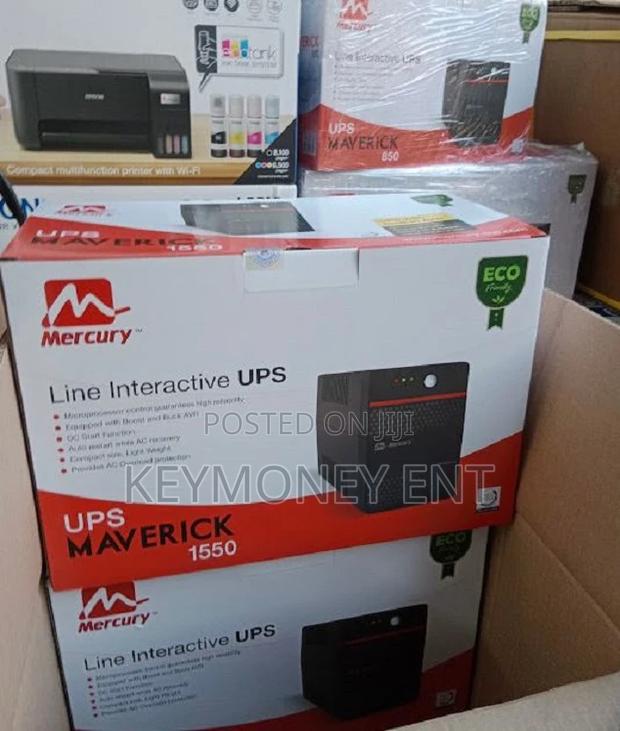1550VA Mercury Maverick Line Interactive UPS Power Back UP - main view