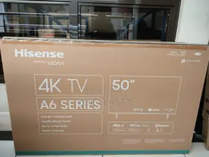 Hisense 50′′ 50 A6q (New 2025) Uhd Smart Frameless Tv