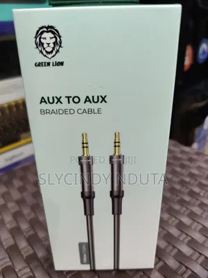 Green Lion AUX to AUX Braided Cable