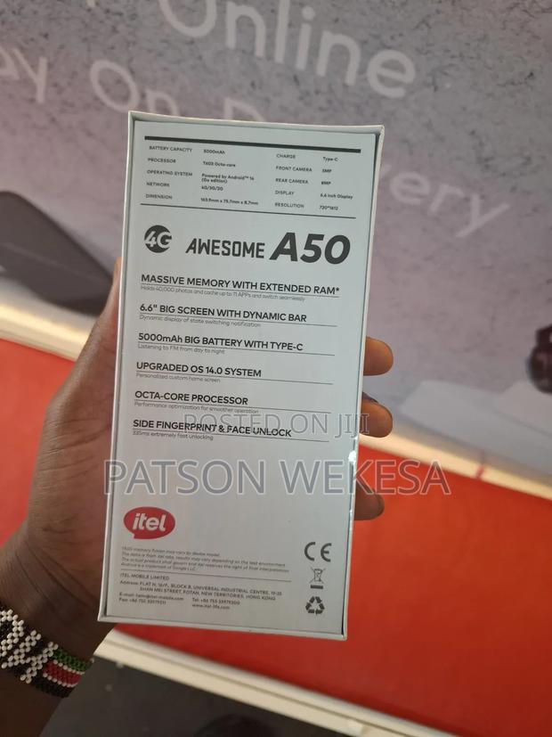 New Itel A50C 32 GB Black - thumbnail 2