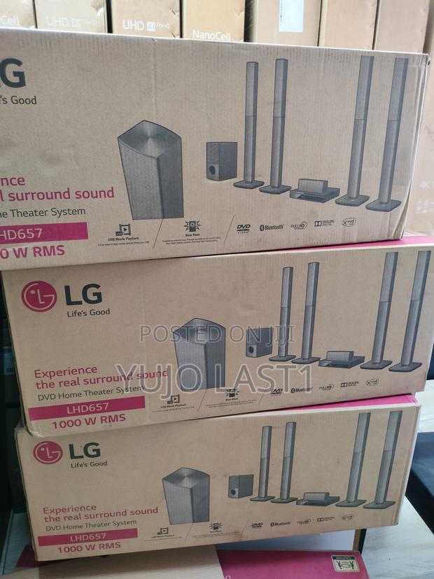 Lg Home Theater(Lhd657) |1000w|5.1ch|Wireless Bt Audio