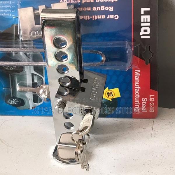 Anti Theft Pedal Metal Lock | 8 Holes | Clutch Lock | Accele