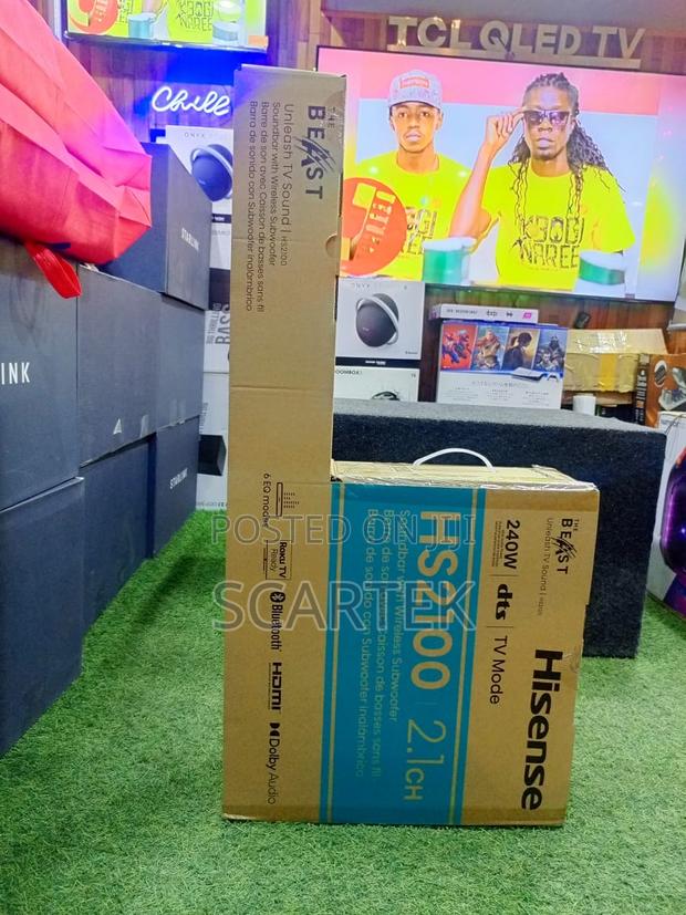 Hisense Hs2100 2.1ch Sound-bar With Wireless Subwoofer - main view