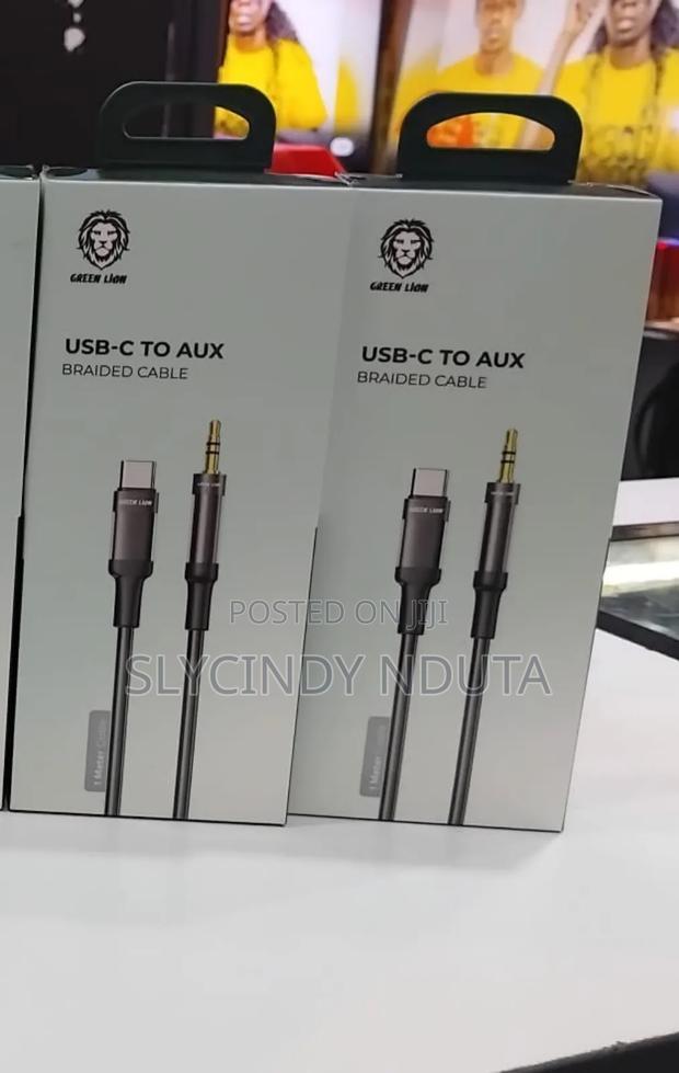 Green Lion USB -C to AUX Braided Cable