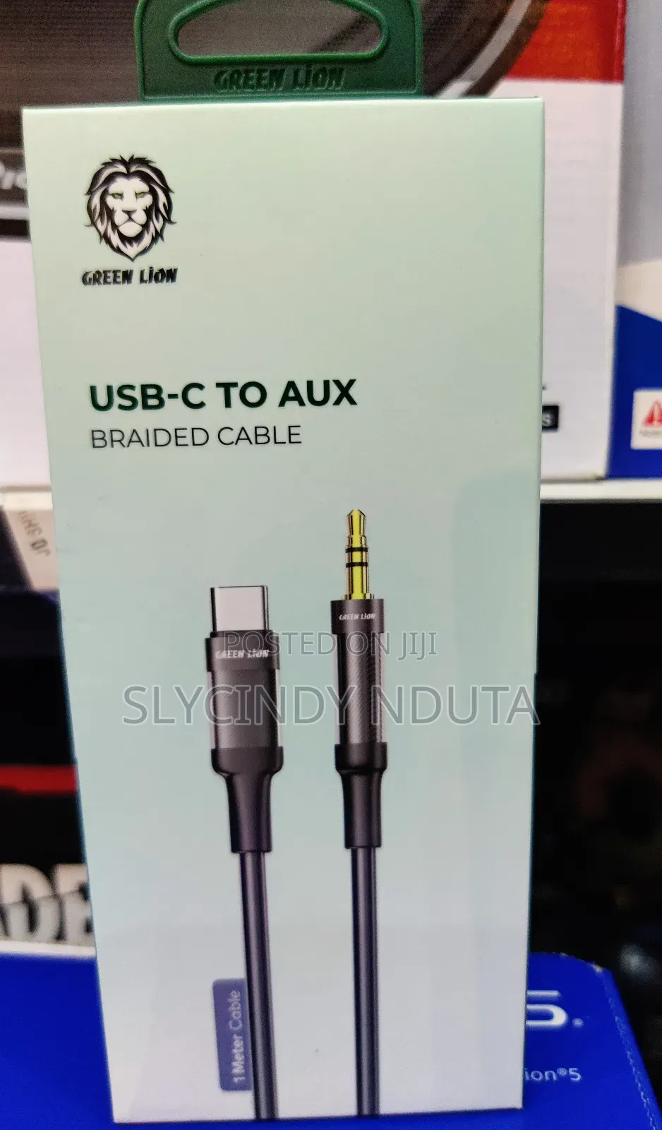 Green Lion USB -C to AUX Braided Cable
