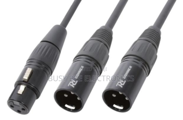 Cable Splitter XLR Female - 2 XLR Male - Adapter Lead