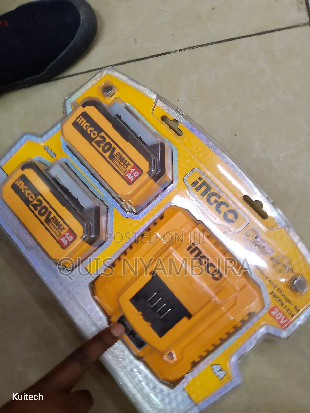 Double Ingco Battery 20v